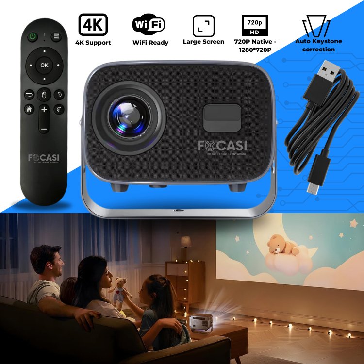 Focasi 310 Projector for Home HD Android - FOCASI