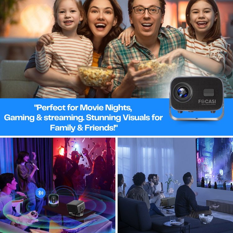 Focasi 310 Projector for Home HD Android - FOCASI