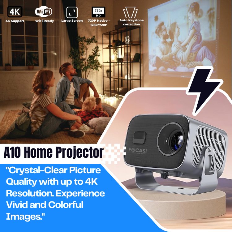Focasi 310 Projector for Home HD Android - FOCASI