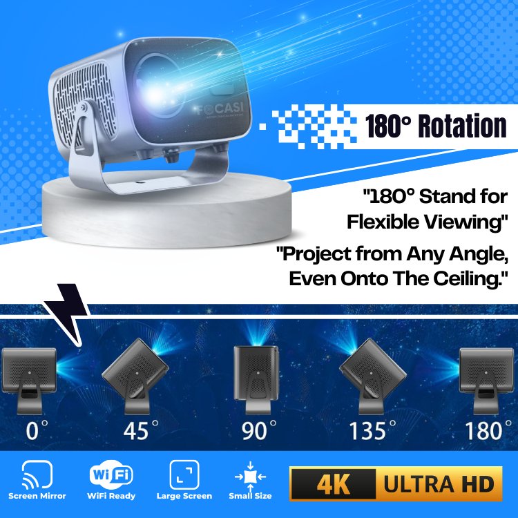 Focasi 310 Projector for Home HD Android - FOCASI
