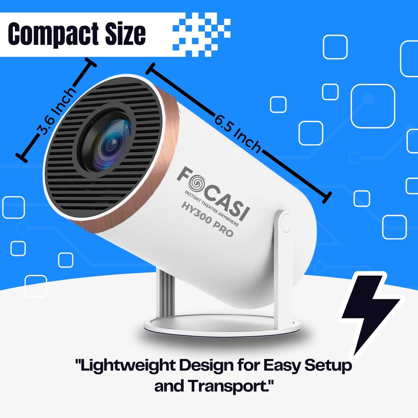 Projector for Home FOCASI300 PRO - FOCASI